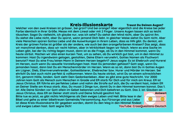 Kreis-Illusionskarte