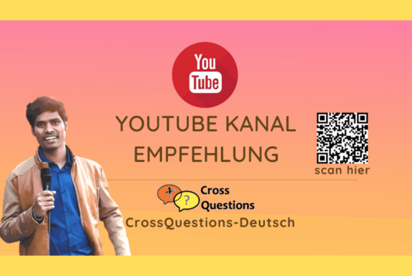 CrossQuestions-Deutsch YouTube Kanal Empfehlung - CrossQuestions